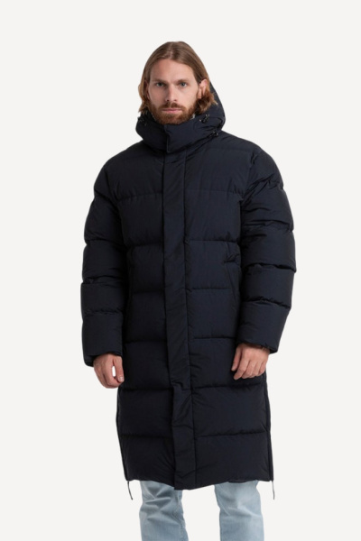 Пальто пуховое Флойд Nordic Goose (Мужской; 50; Темно-Синий, мех*Енот)